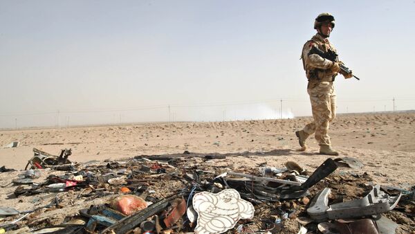 Soldado britânico no Iraque - foto de arquivo de 18 de fevereiro, 2009 - Sputnik Brasil
