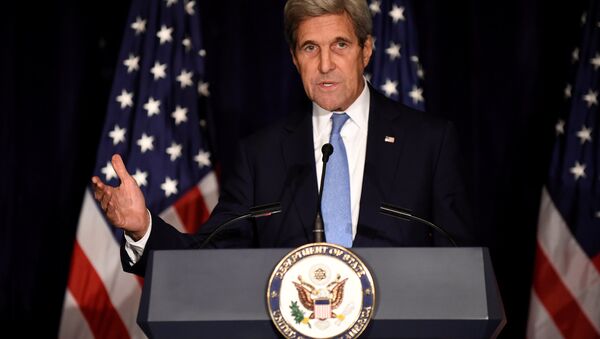 Secretário de Estado dos EUA, John Kerry - Sputnik Brasil