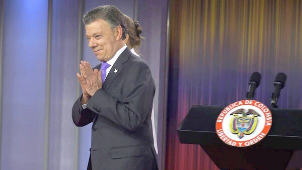 Juan Manuel Santos, ganhador do Prêmio Nobel da Paz 2016 - Sputnik Brasil