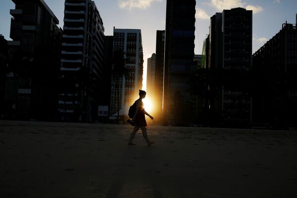 Pôr do sol em Recife - Sputnik Brasil