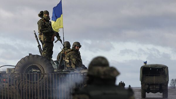 Forças ucranianas em Donetsk - Sputnik Brasil