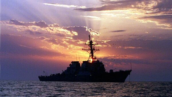 Destróier com mísseis guiados USS Carney (foto de arquivo) - Sputnik Brasil