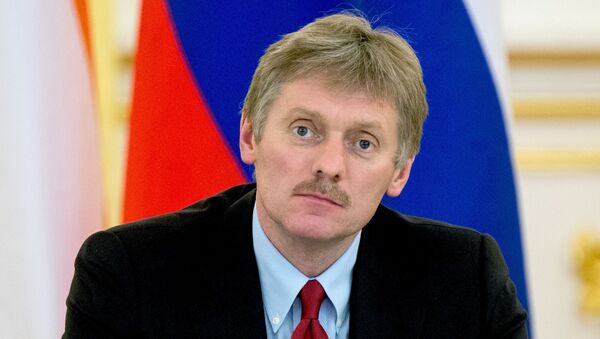 O porta-voz do presidente russo Dmitry Peskov no Kremlin - Sputnik Brasil