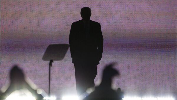 Donald Trump discursa durante o Congresso Nacional republicano em Cleveland - Sputnik Brasil