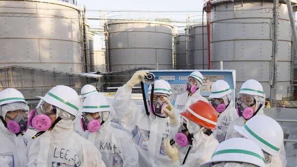 Os membros de uma equipe de investigação sul-coreana estão inspecionando a usina nuclear de Fukushima - Sputnik Brasil