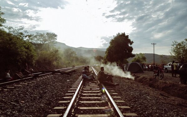 Imagem feita pelo documentarista Diogo Cunha durante filmagens de A Segunda Estrada de Ferro, sobre as consequências da tragédia de Mariana - Sputnik Brasil