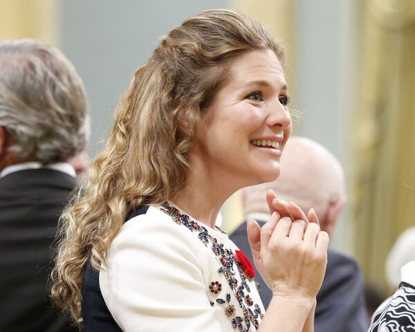Esposa do primeiro-ministro do Canadá Sophie Grégoire Trudeau - Sputnik Brasil