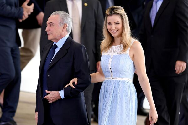 Primeira-dama brasileira Marcela Temer - Sputnik Brasil