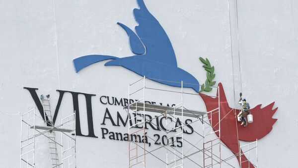 Obras de preparação da Cúpula das Américas no Panamá - Sputnik Brasil