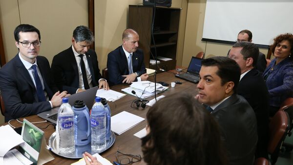 Reunião da Comissão Especial contra a Corrupção com a presença do Procurador Deltan Dallagnol - Sputnik Brasil