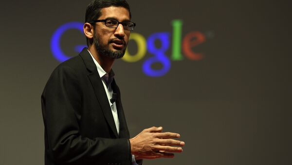 CEO do Google Sundar Pichai - Sputnik Brasil