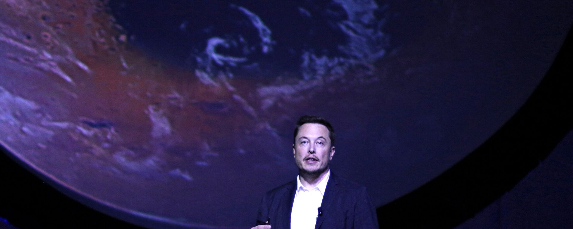 Chefe da corporação SpaceX Elon Musk revela planos de colonizar Marte, México, 27 de setembro de 2016 - Sputnik Brasil, 1920, 19.11.2021