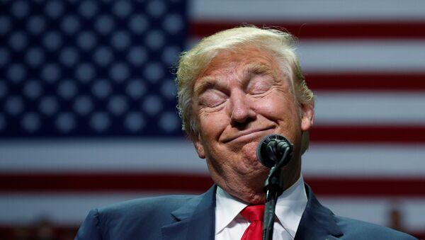 Donald Trump attends a campaign event in Hershey, Pennsylvania - Sputnik Brasil