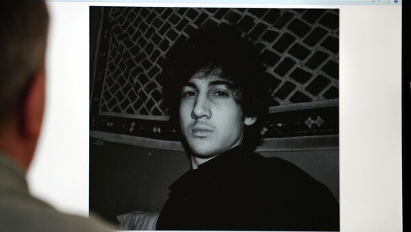 Condenado pelo atentado na maratona de Boston, Dzhokhar Tsarnaev - Sputnik Brasil