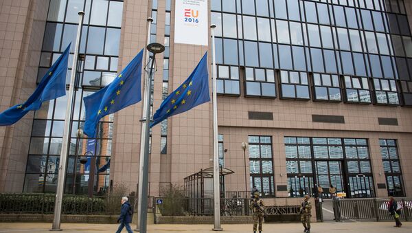The European Parliament building in Brussels. (File) - Sputnik Brasil
