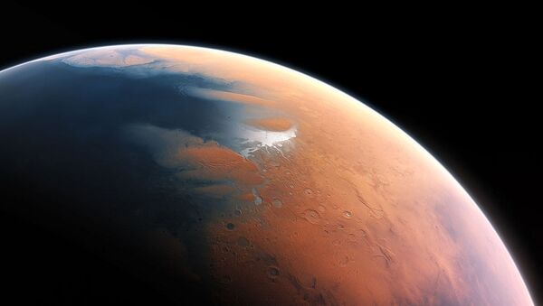 Artista retrata o visual de Marte que ele talvez tenha tido um bilhão de anos atrás - Sputnik Brasil