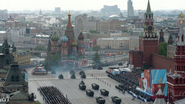 Parada militar do Dia da Vitória, em Moscou - Sputnik Brasil