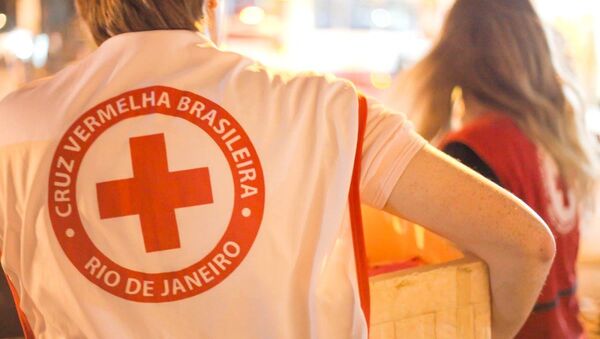 Cruz Vermelha Brasileira presta auxílio para as famílias e amigos das vítimas em Chapecó - Sputnik Brasil