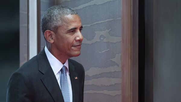 Presidente dos EUA, Barack Obama, durante uma sessão de fotos na cúpula do grupo G20 - Sputnik Brasil