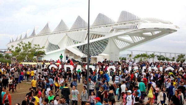 O Boulevard Olímpico na Zona Portuária do Rio foi um dos espaços mais procurados pelos turistas na Rio 2016 - Sputnik Brasil