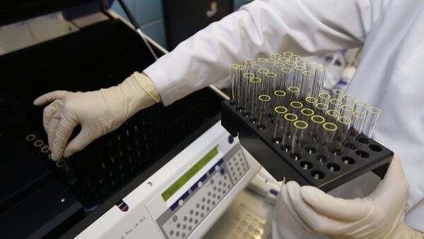 Centro Antidoping: colheita de amostras de sangue para análise (foto de arqvuio) - Sputnik Brasil