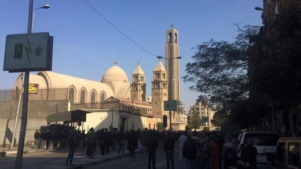 Catedral copta de Cairo, Egito - Sputnik Brasil