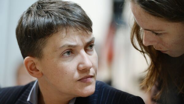 Interrogatório da N. Savchenko no Tribunal de Kiev - Sputnik Brasil