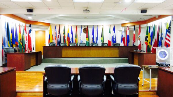 Sala da Corte Interamericana de Direitos Humanos - Sputnik Brasil