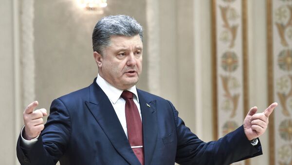 Pyotr Poroshenko, presidente da Ucrânia - Sputnik Brasil