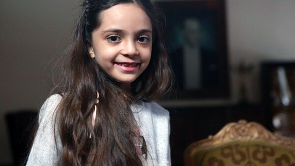 Menina síria Bana Alabed durante entrevista em Ancara, Turquia, 22 de dezembro de 2016 - Sputnik Brasil