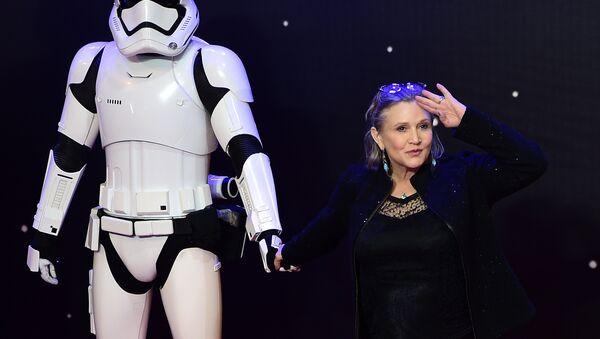 Atriz de Star Wars Carrie Fisher - Sputnik Brasil