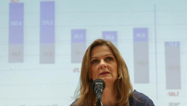 A secretária do Tesouro Nacional, Ana Paula Vescovi, divulga resultado primário do Governo Central no mês de novembro - Sputnik Brasil