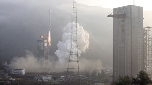 Os dois satélites Gaojing-1 01/02 são lançados do cosmódromo de Taiyuan, na província de Shanxi, pelo foguete espacial Longa Marcha-2D - Sputnik Brasil