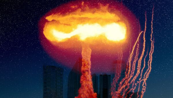 Explosão nuclear - Sputnik Brasil