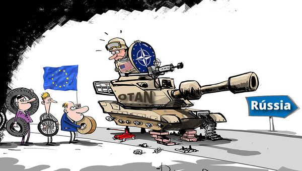 Quem ajuda 4.000 soldados da OTAN chegar ao Leste da Europa? - Sputnik Brasil