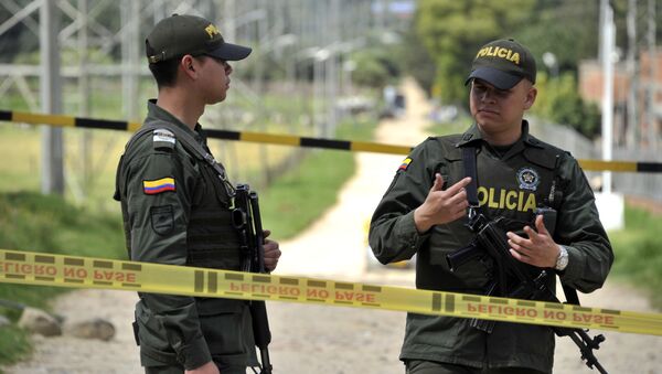 Polícia da Colômbia (foto de arquivo) - Sputnik Brasil
