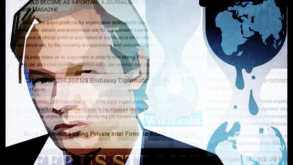 Julian Assange, chefe do site de vazamentos WikiLeaks - Sputnik Brasil