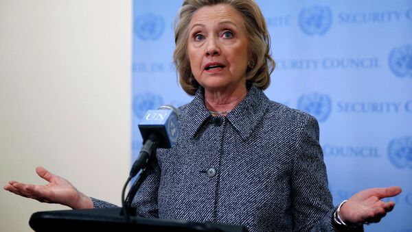 Hillary Clinton, ex-secretária de Estado dos EUA e pré-candidata à presidência do país - Sputnik Brasil