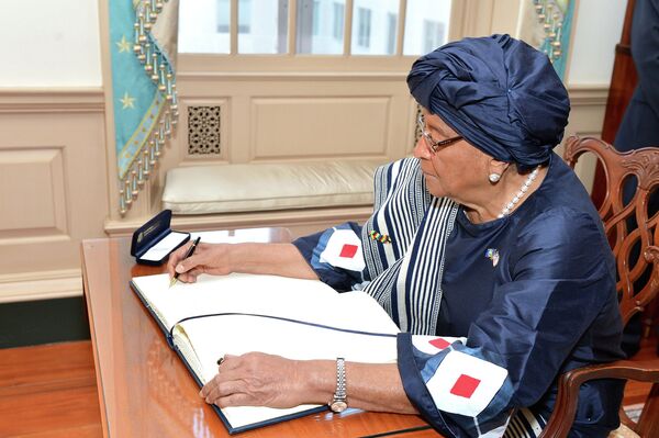 Presidente da Libéria, Ellen Johnson Sirleaf - Sputnik Brasil