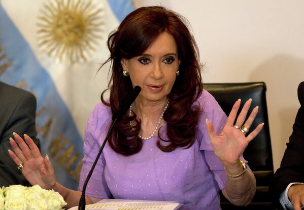 A presidente da Argentina, Christina Fernandez de Kirchner - Sputnik Brasil