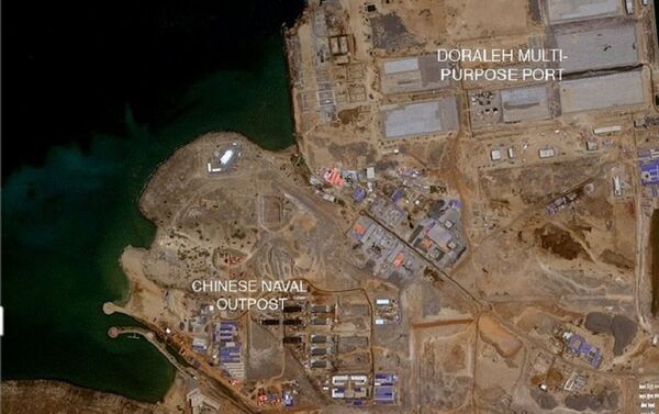 Mapa de Djibouti no local da atual construção da base militar da China - antes do início de trabalhos - Sputnik Brasil