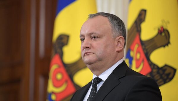 Presidente da Moldávia, Igor Dodon - Sputnik Brasil