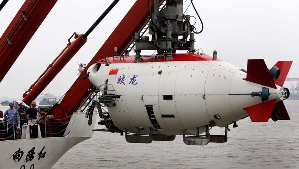 Aparelho submersível chinês Jiaolong - Sputnik Brasil