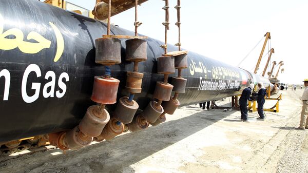 Inauguração de trecho do gasoduto entre o Irã e o Paquistão - Sputnik Brasil