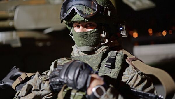 Soldado no Festival do Exército russo em Moscou - Sputnik Brasil