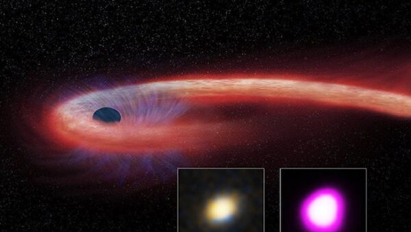 Buraco negro descoberto na galáxia - Sputnik Brasil