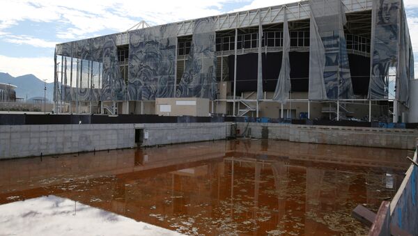 Estádio Aquático Olímpico: situação pós-jogos - Sputnik Brasil