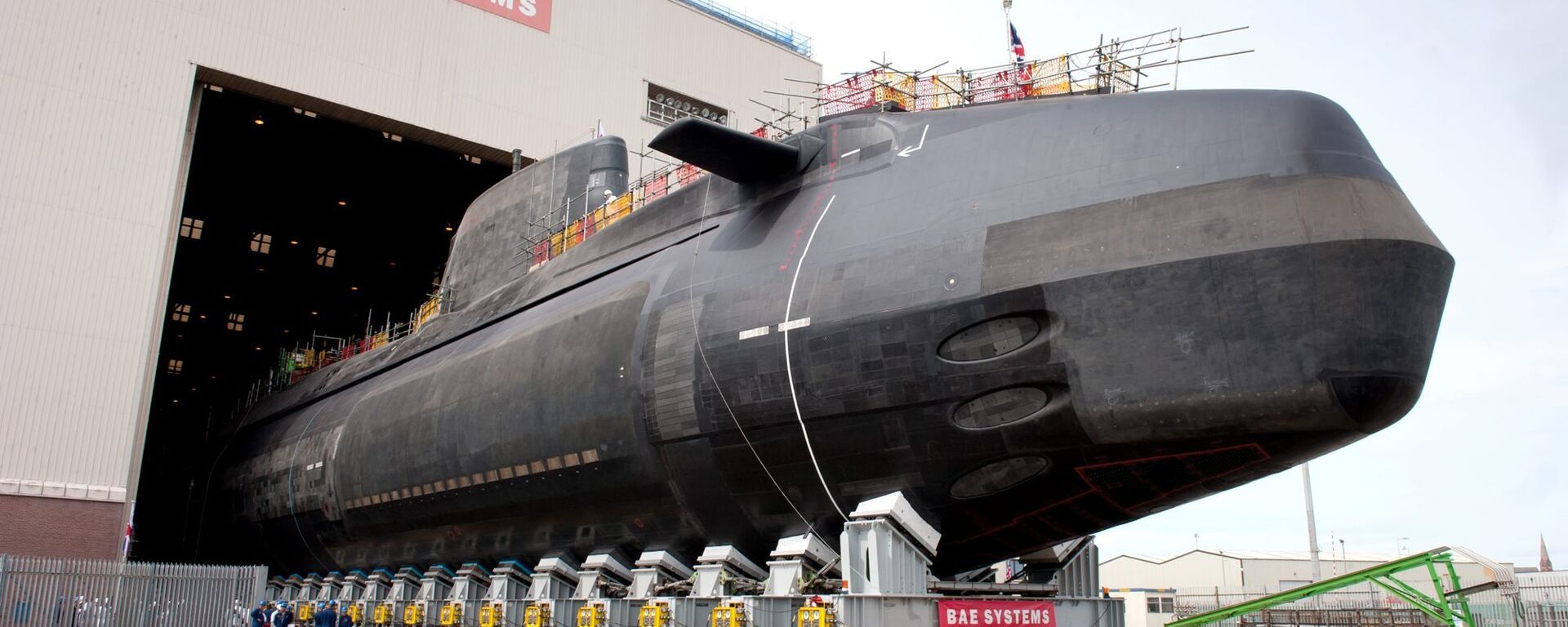 Submarino nuclear britânico da classe Astute, fabricado pela empresa BAE Systems - Sputnik Brasil, 1920, 11.11.2023