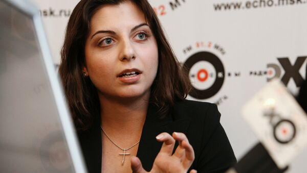 Editora-chefe da Sputnik e do RT Margarita Simonyan - Sputnik Brasil