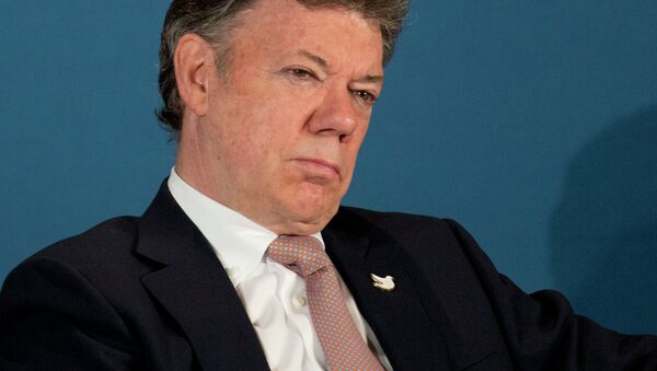 Presidente da Colômbia Juan Manuel Santos - Sputnik Brasil